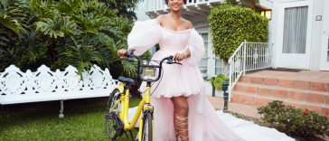 rihanna bicycling