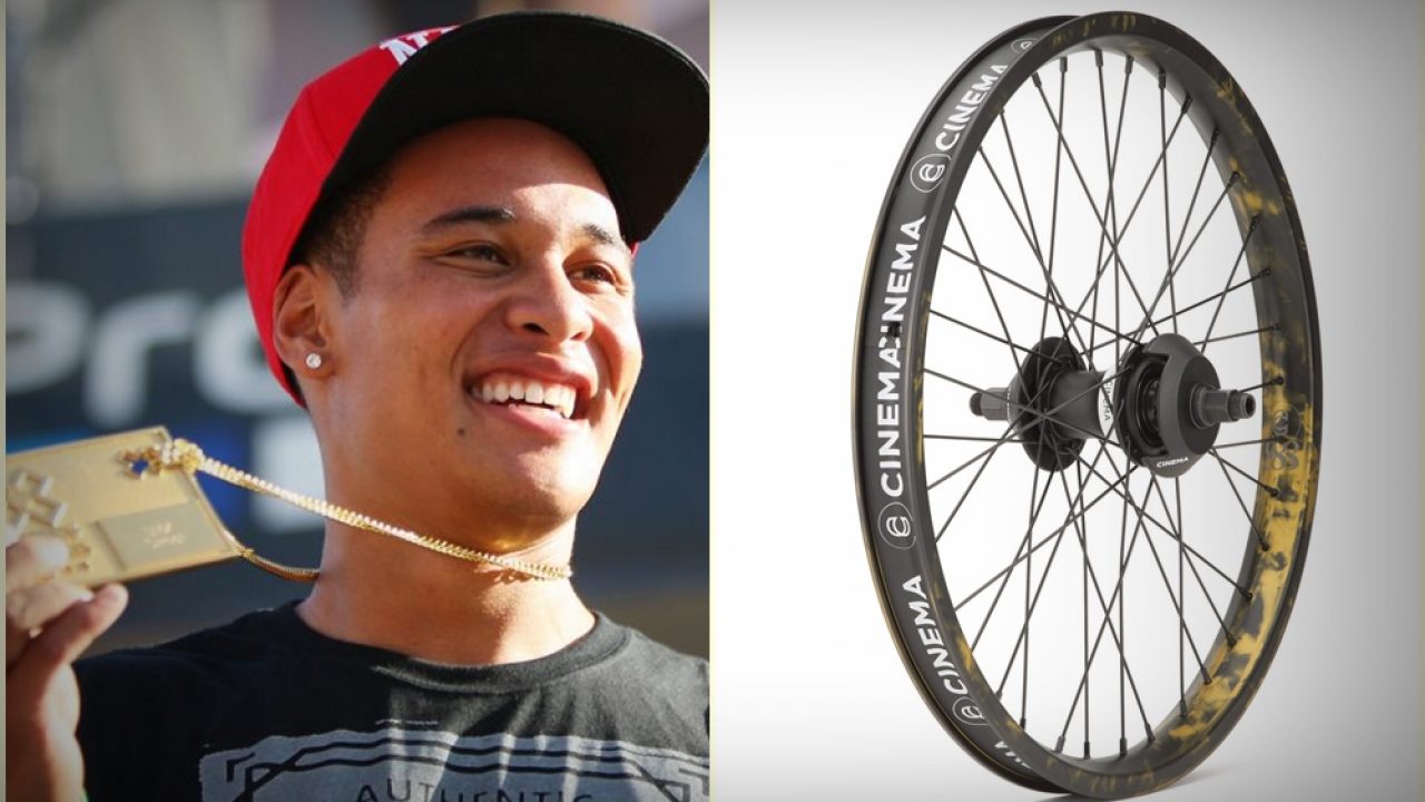 Chad Kerley Signature Smoked Gold Cinema BMX Wheelset -