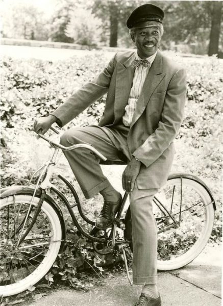 Morgan Freeman Biking 