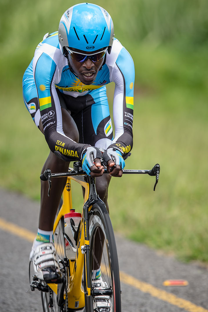 Valens Ndayisenga racing