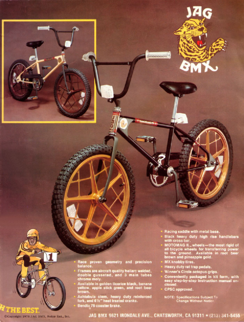 standard jag bmx bike