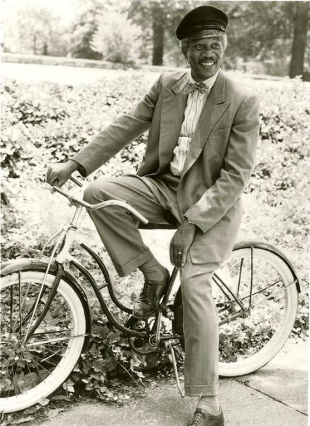 Morgan Freeman Biking